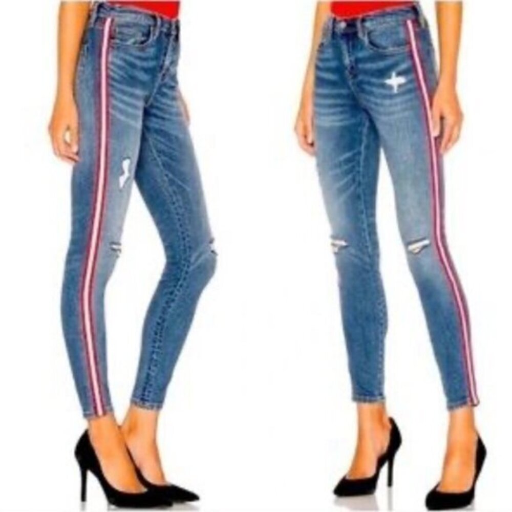 Hollister High-Rise Crop Super Skinny Hollister Classic Stretch Jeans (c) - Picture 1 of 5